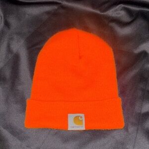 Carhartt Vibrant Orange Knit Beanie